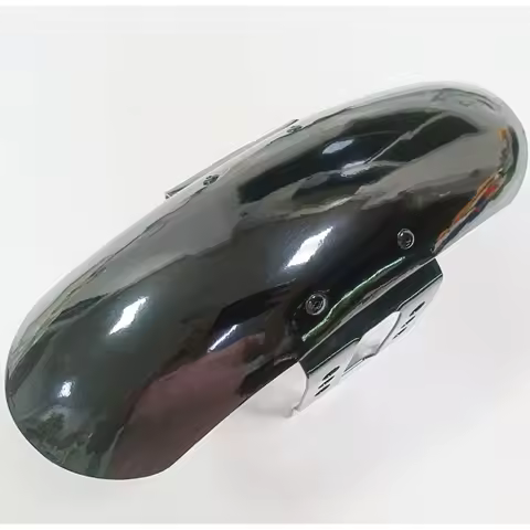 35mm Short Front Mudguard Fender For Harley Davidson Sportsters Iron XL 883 1200 N R L 1998 1999 2000 2001 -2019 Glossy Black