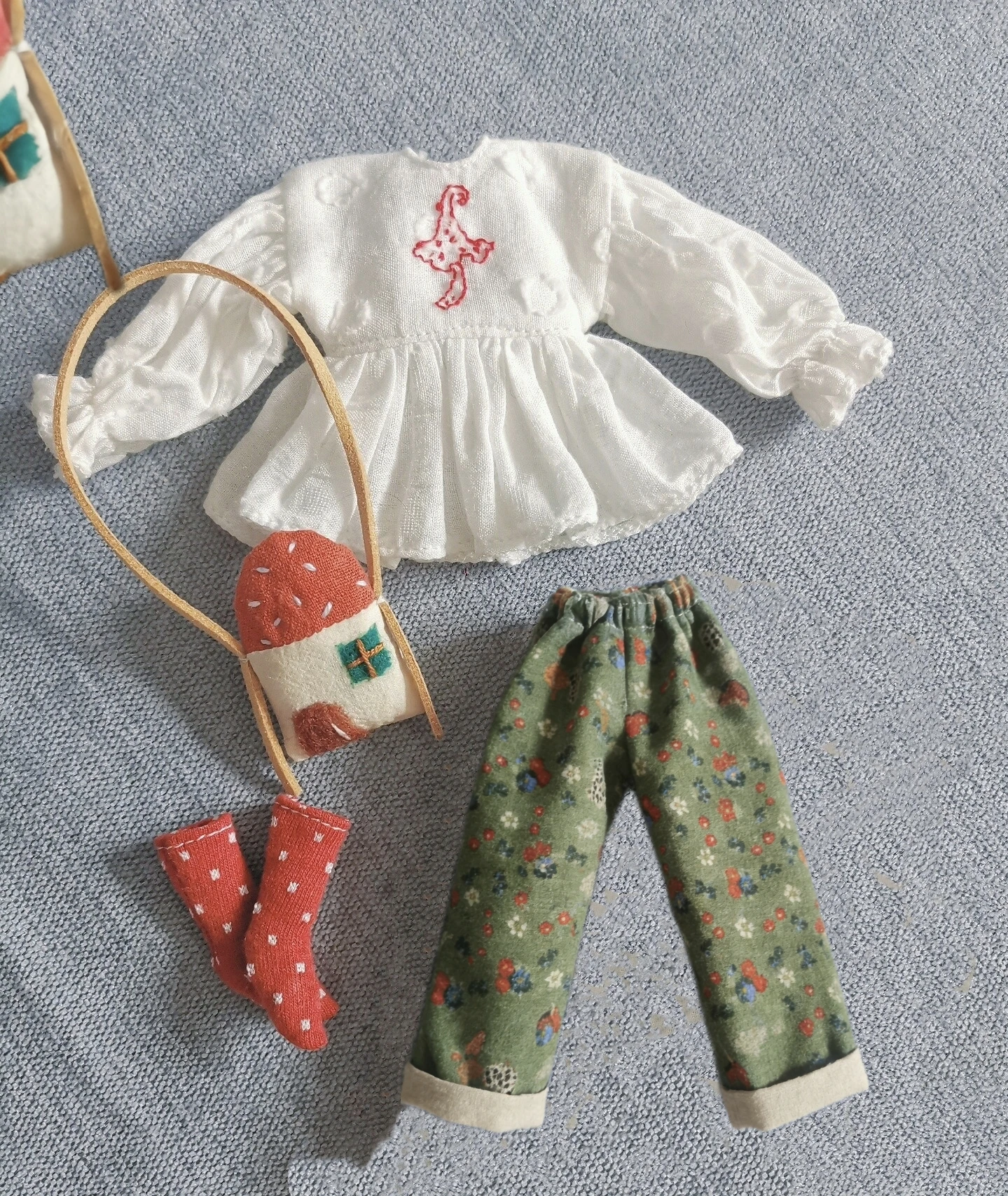 

Одежда и юбки для кукол Kari 2026 с вышивкой в виде грибов для кукол Landazz Landoudou