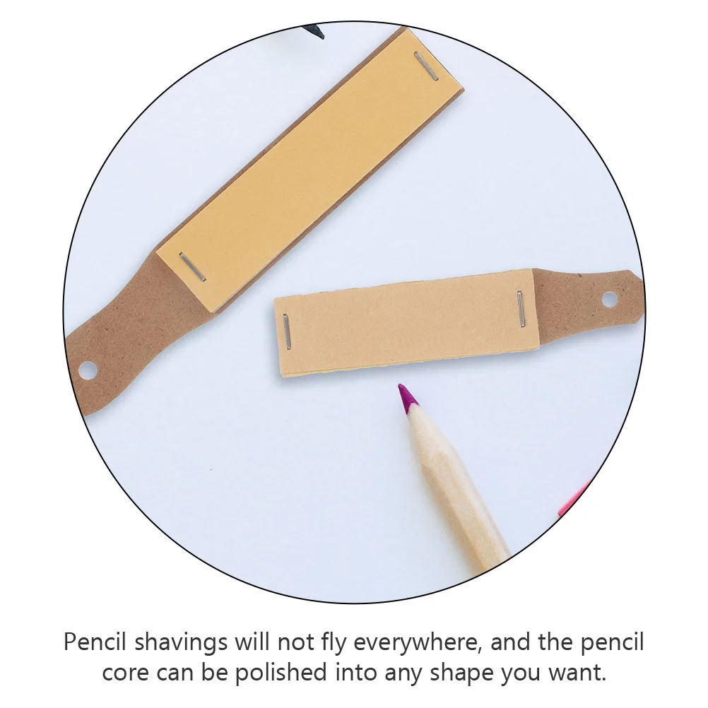 

6Pcs Pencil Tip Sandpaper Sharpener Ergonomic Handle Safe Use for School Sketch Drawing Supplies Art Painting Supplies