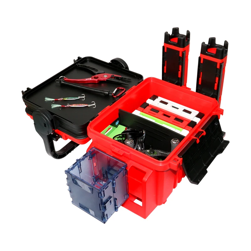 Waterproof Multifunctional Fishing Box Tackle,  Plastic Wholesale Fishing Tackle Box