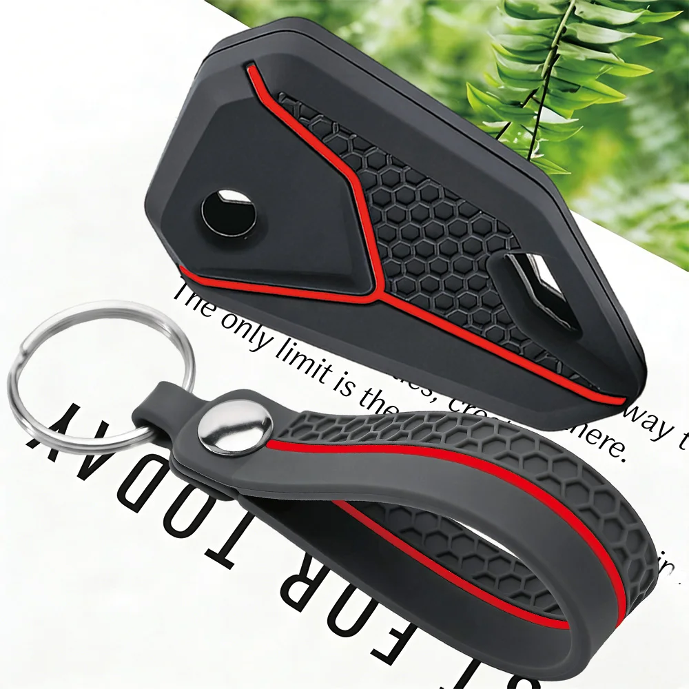 Silicone For Honda Agusta Kawasaki Yamaha Suzuki N5 200 CB125R CB150R CB250R CB300R Key Case Keychain Holder Key Cover
