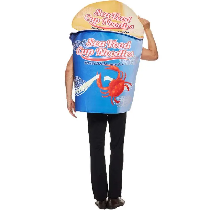 

Halloween New Bowl Noodles Playing Clothes Fun Seafood Insta Style Women's Ethnic Costume Stage Performance Wear