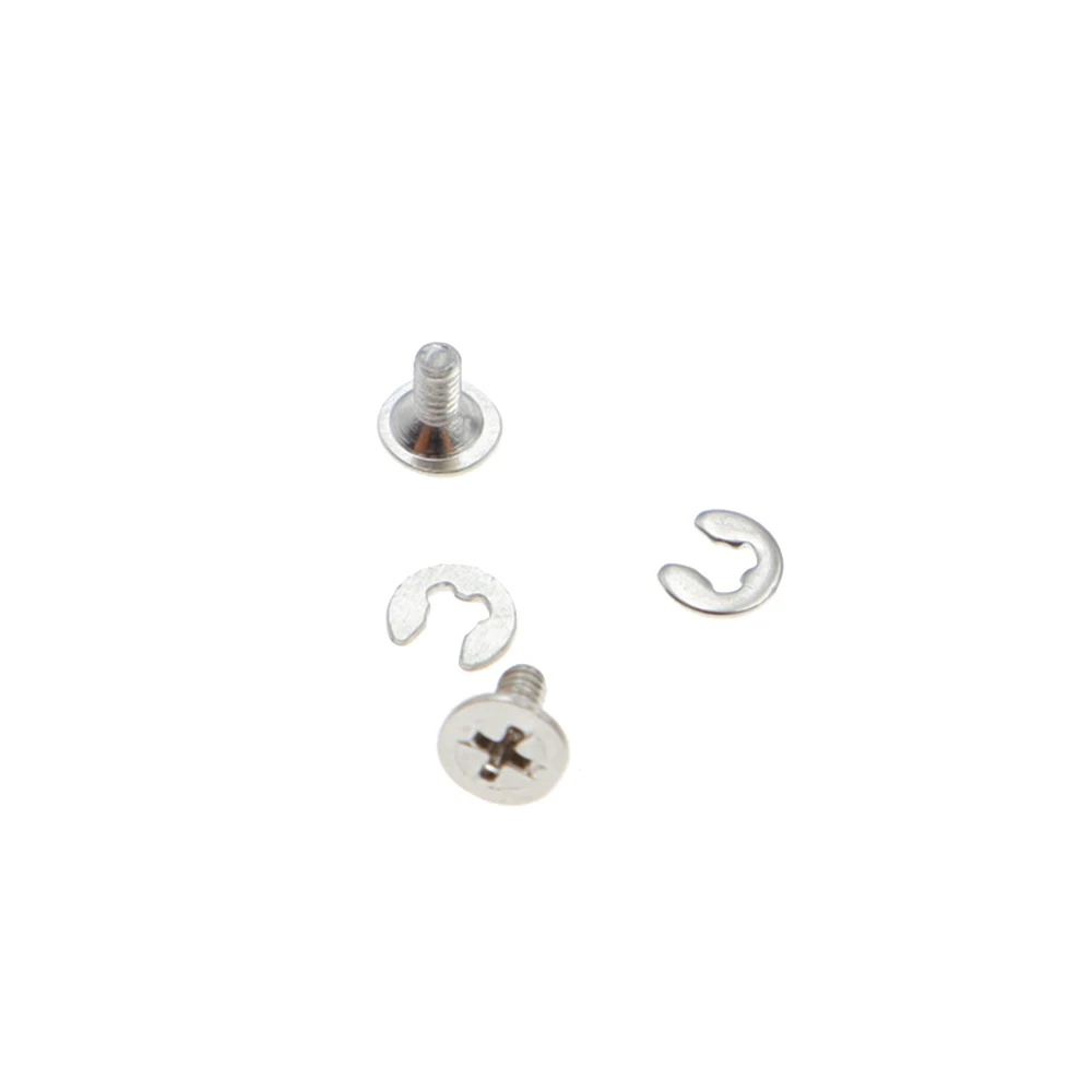 1 conjunto para 2ds 3ds ll xl novo 3ds 3dsll 3dsxl bateria capa traseira parafuso escudo parafusos montagem reparação kit de parafuso seguro