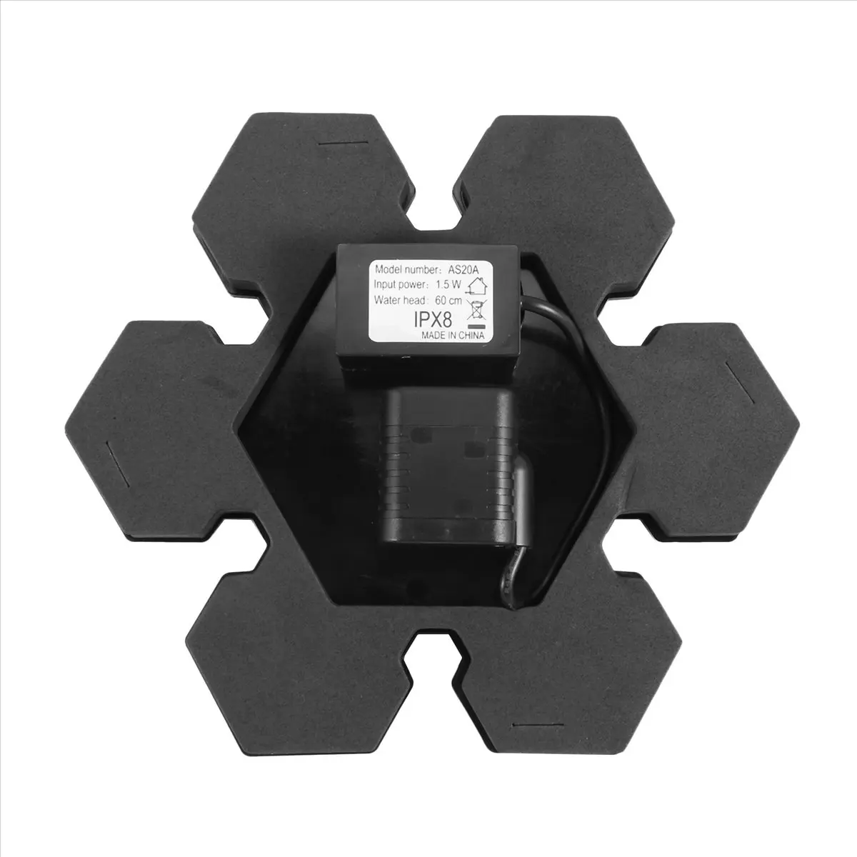 AA83 Solar Fountain Pump Solar Powered Bird Bath Fountain Pump Solar Panel Kit Water Pump Outdoor Watering Submersible Pump