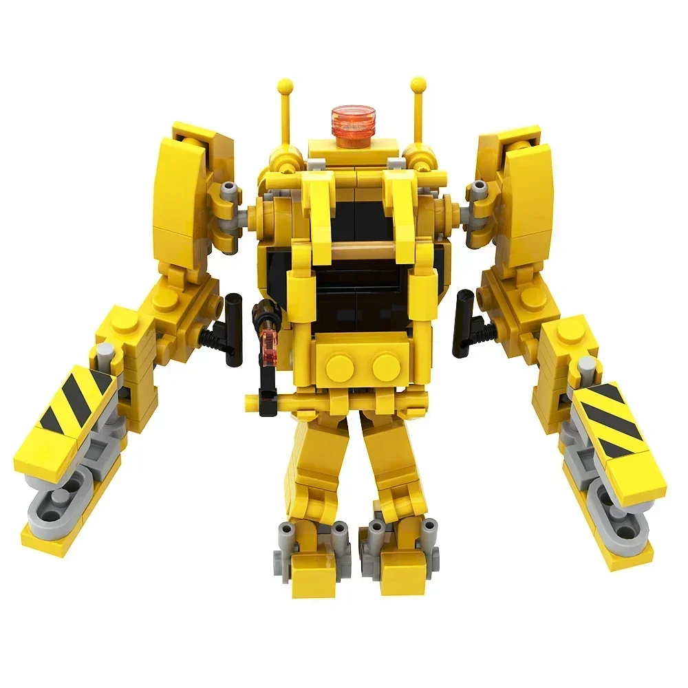 Gobricks MOC Aliens Power Loader PART V Aliens Mecha P-5000 Powered Robot Building Block Educational Toys For Birthday Gift