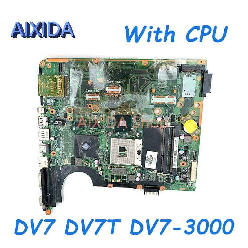 

AIXIDA DA0UP6MB6F0 600862-001 580973-001 For HP Pavilion DV7 DV7T DV7-3000 Laptop Motherboard PM55 DDR3 G105M GPU full tested