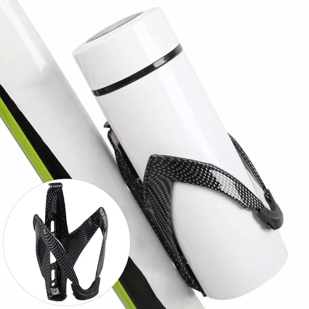 New Carbon Fiber Bicycle Water Bottle Holder Cycle Drinking Water Flask Holder MTB Bike Road Bike Bottle Rack Riding Accessories