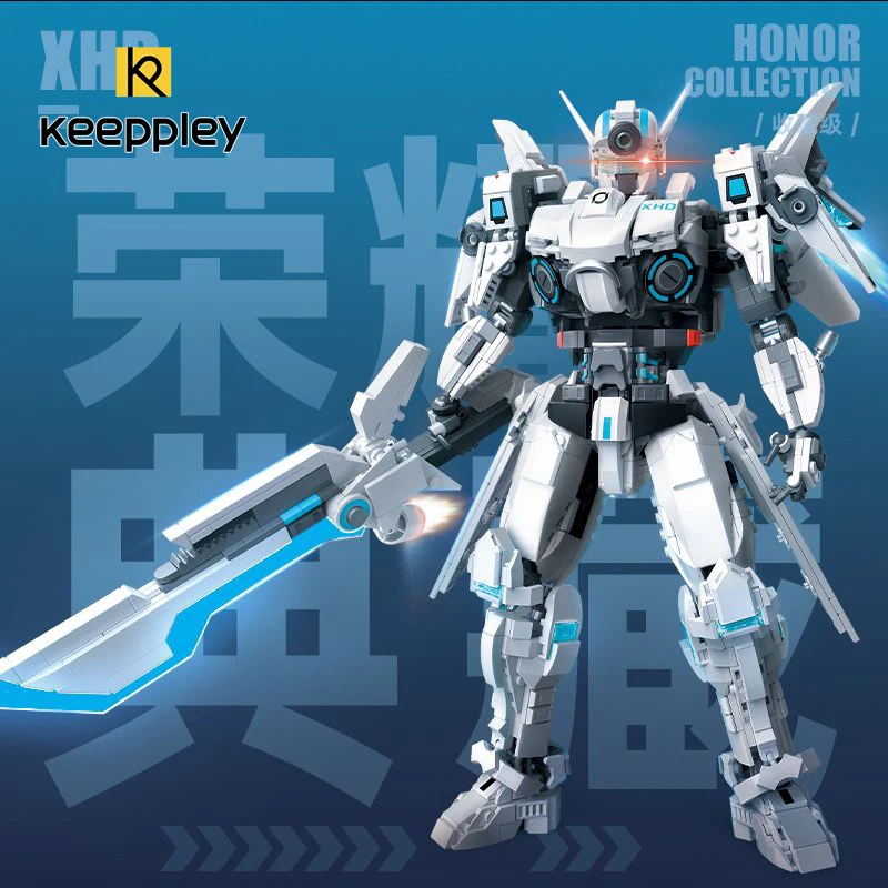 ใหม่ Keeppley Building Block Honor Of Kings การ์ตูนแอนิเมชั่น Super Armor Hero เครื่องรุ่นตกแต่งของเล่นเด็กสาวของขวัญ