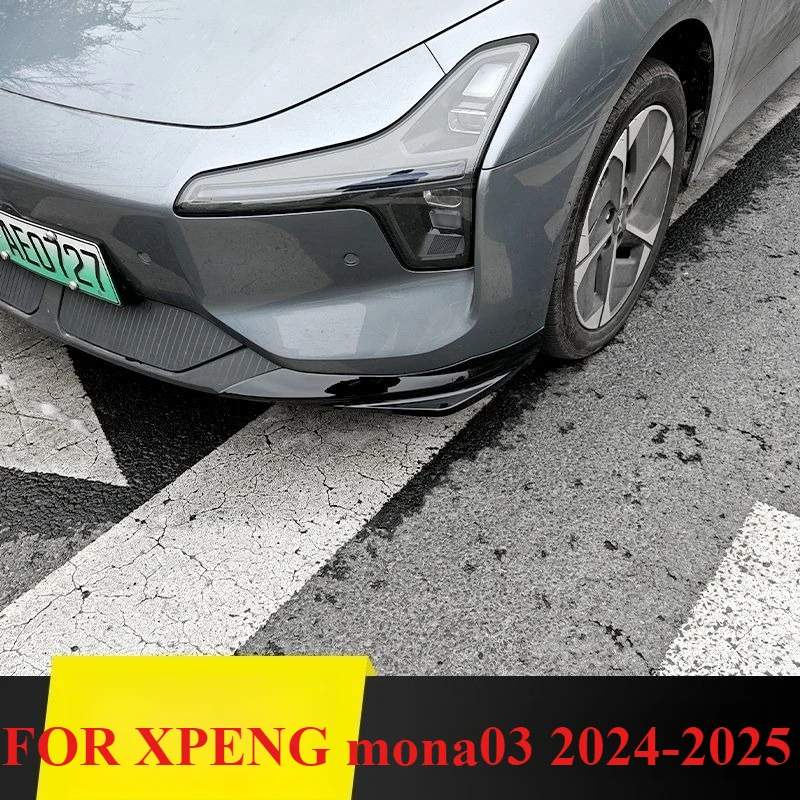 

Front Bumper Side Corner Protector Sticker Trims ABS Front Bumper Corner Strip FOR XPENG mona03 2024-2025 Exterior Accessory