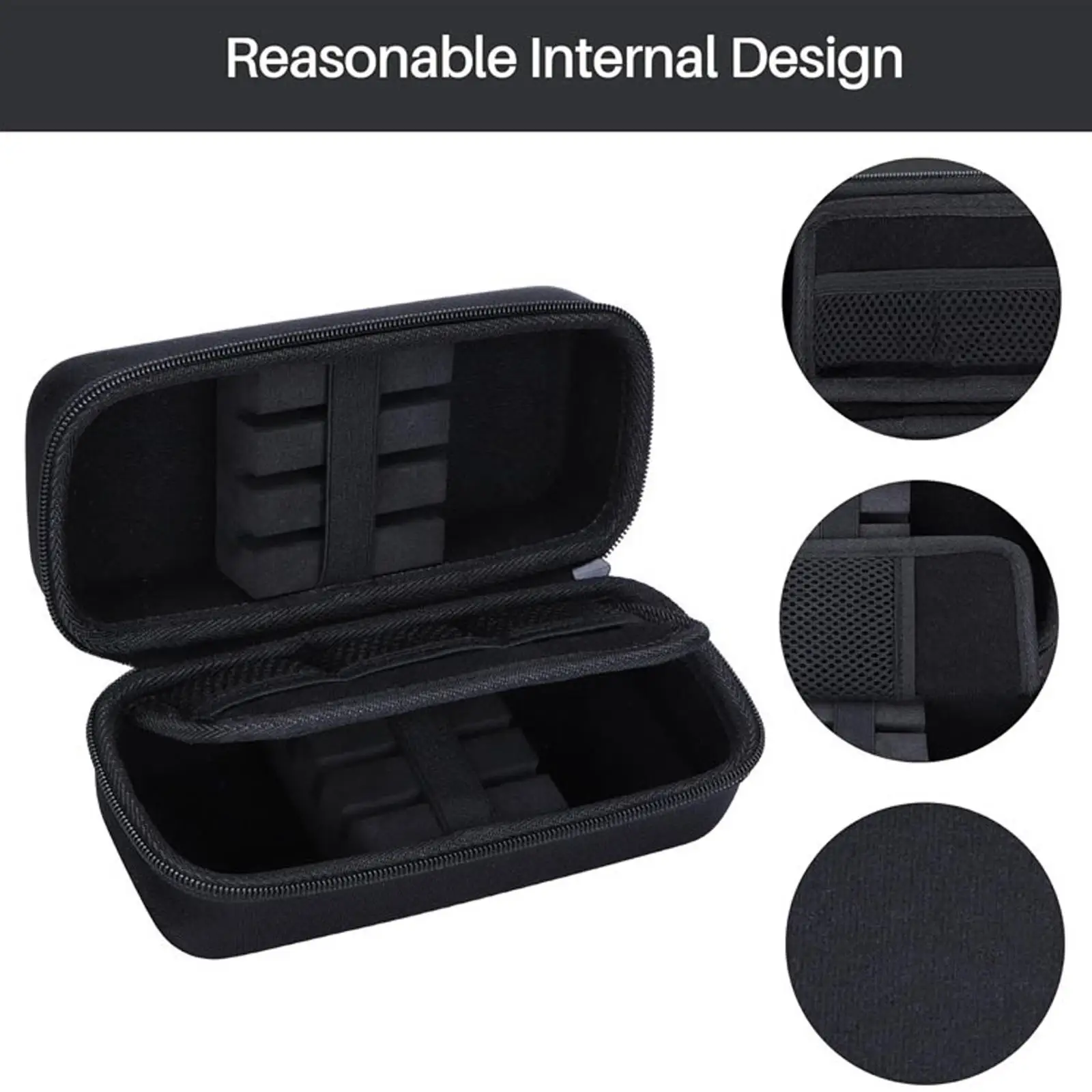 Universal Wallet Hard EVA Material Durable Compartment Carrying Storage Organizer for Sports Entertainment and Accessories