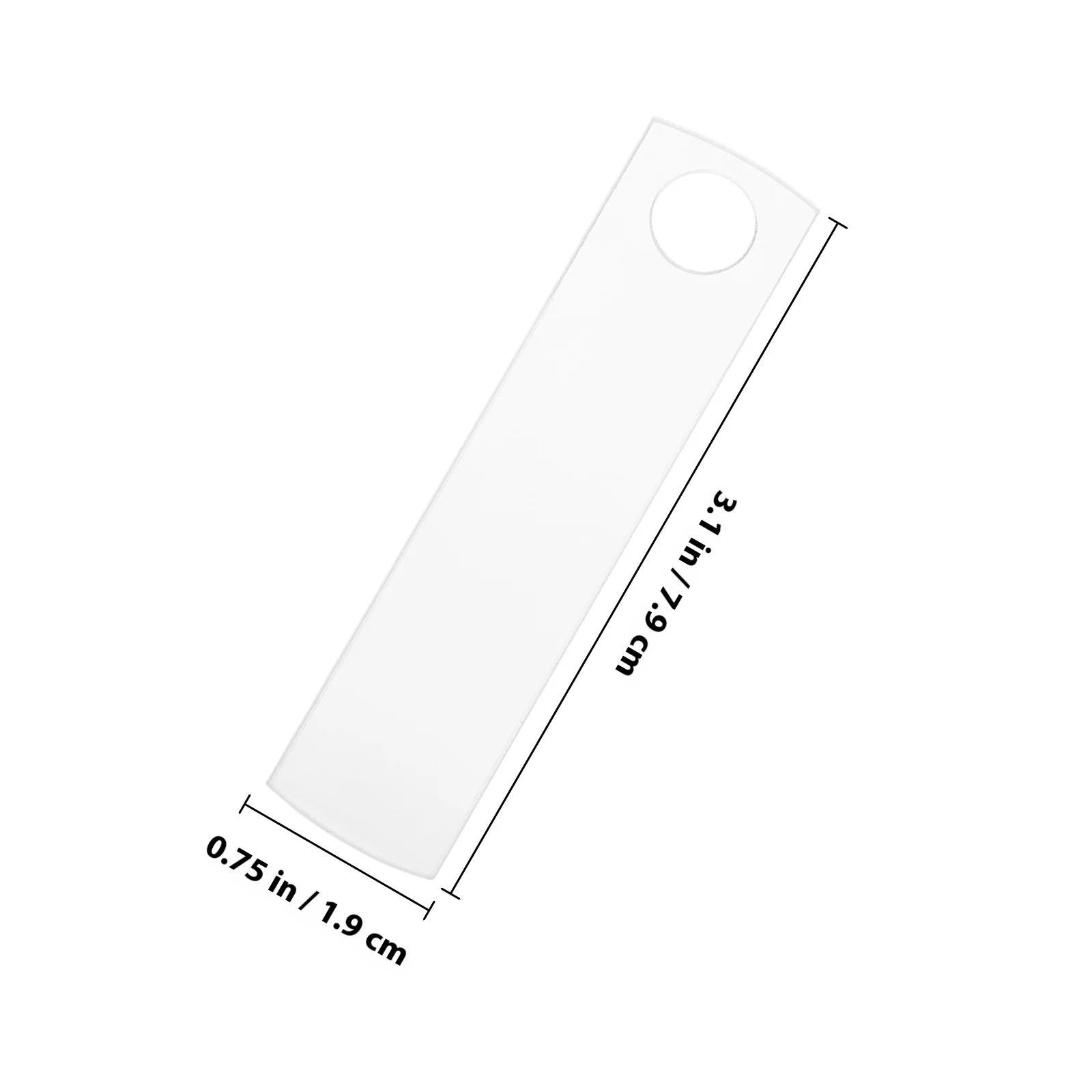 Étiquettes nominatives vierges pour gobelets, plaque signalétique en acrylique par Sublimation, décor de tasse, bureau, école, porte-Badge, carte en papier, 5 pièces