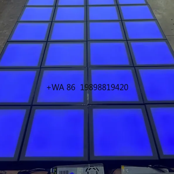 Dancing Party Grid Jumping Grid Game Light Chamber Interactive LED Light Multi Person Parent Child Motion Sensing customization