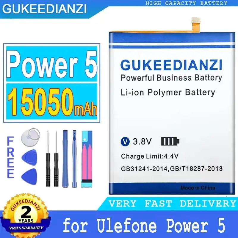 

Аккумулятор для мобильного телефона премиум-класса, замена для Ulefone Power 5, 15050 мАч, высокая совместимость