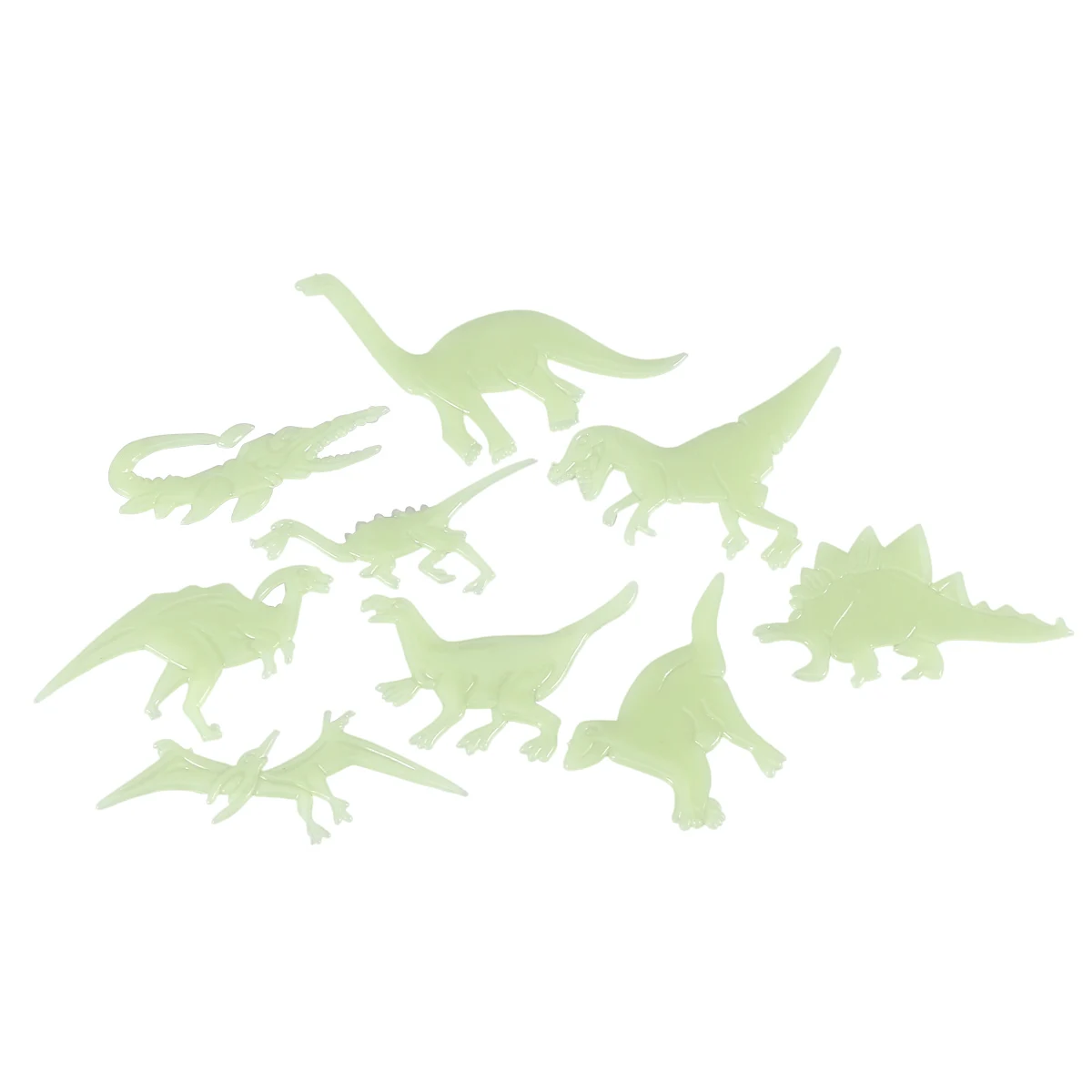 

18 Pcs Dinosaur Wall Stickers Glow in Dark Cartoon Decals Kids Room Bedroom Decor Luminous Sticker Home Dormitory