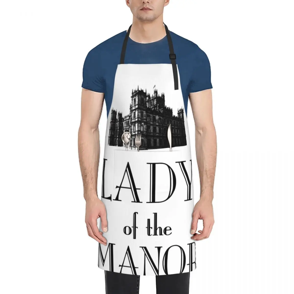 

Lady of the Manor Fitted Downton Abbey Arts Decoratifs Geometric Shapes Astronomy In Your Home Apron Chef Uniform Apron