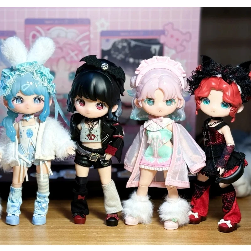 Liroro V2.5 Binary Sweetheart Series Ob11 1/12 Bjd Blind Box Mystery Box Caixa Caja Action Anime Figure Surprise Blind Box Gift