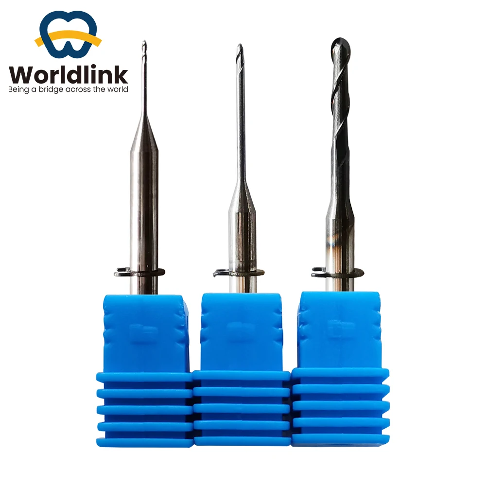 

VHF K4 Циркониевый стоматологический фрезерный хвостовик Прецизионные сверла для стоматологической лаборатории Доступны размеры 2,0/1,0/0,6 мм