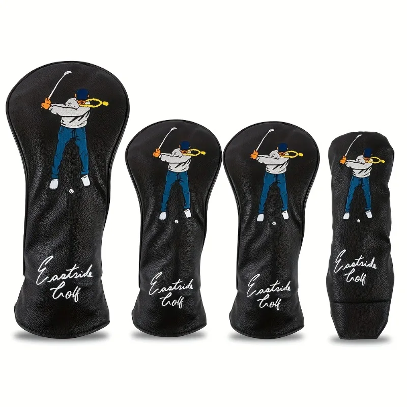 

Golf swing protective cover, dustproof and durable PU material, fashionable and durable, golf accessories, club protective cover