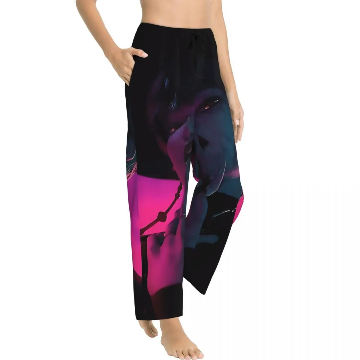 طفل ساجا بنين Kpop شيطان الصيادين فيلم بنطلون بيجاما تنفس بيجامة النساء خمر النوم السراويل غرفة نوم السراويل المنزل كبيرة الحجم