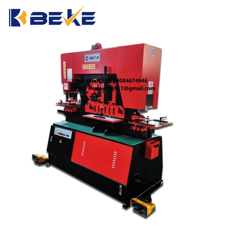 

Good Service Hydraulic Metal Plate Automatic Shearing Machine Iron Worker Combine Punching and Shearing Machine Ironworker Tools