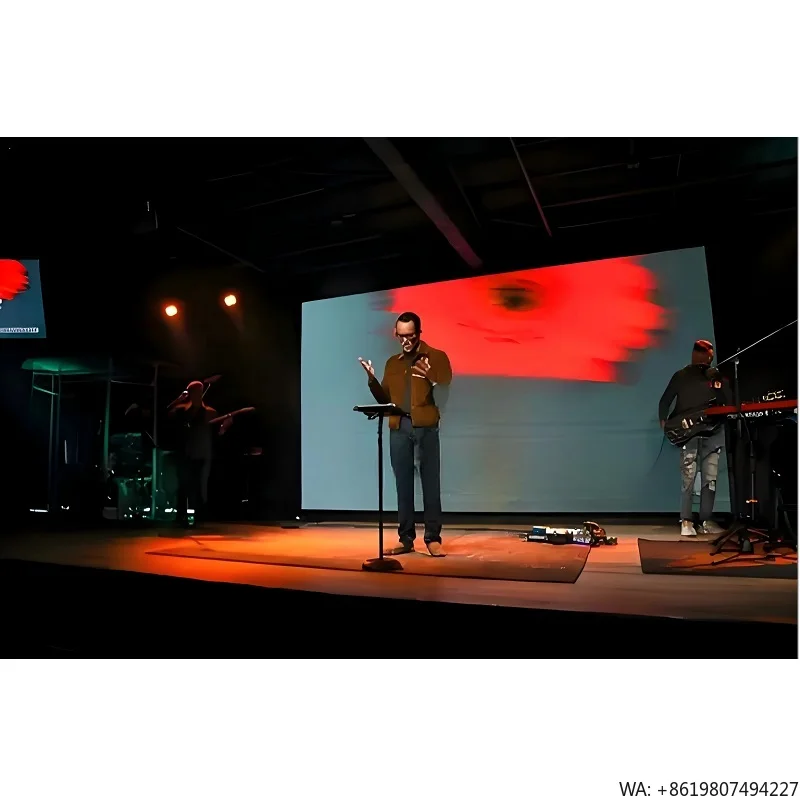 High Refresh Indoor LED Screen P1.25 High Contrast Digital Signage for Cinema Conference Hall Factory Showroom
