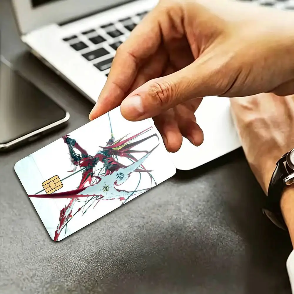 Five Star Stories Anime Cartoon HD Waterproof Credit Card Stickers Silicone Decals For Chip Game Cards Gift