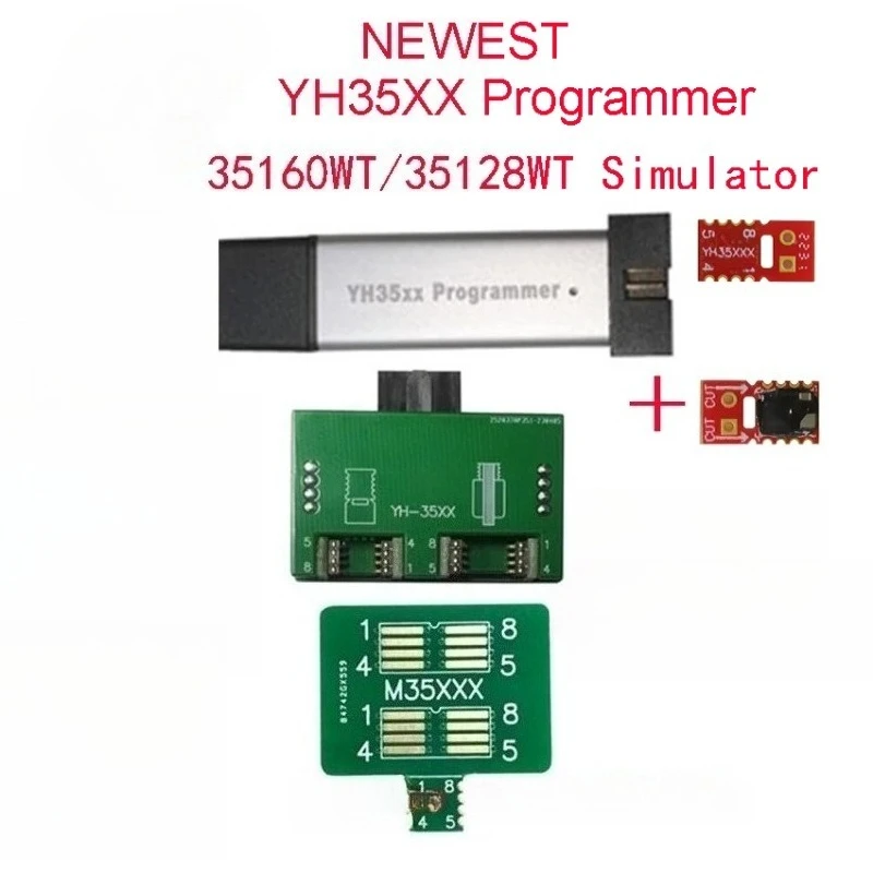 YH35XX Chip Programmer Set 35128WT 35160WT EEPROM Emulator Adapter F/G Series Cluster Mileage Data Read Write Erase Tool