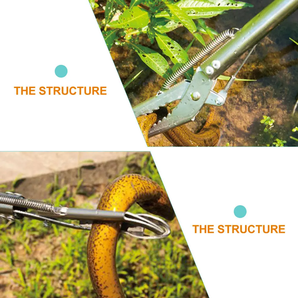 

Thickened Anti-Slip Stainless Steel Eel Tong Multi-Function Crab Clamp Outdoor Barbecue Bbq Cooking Tool