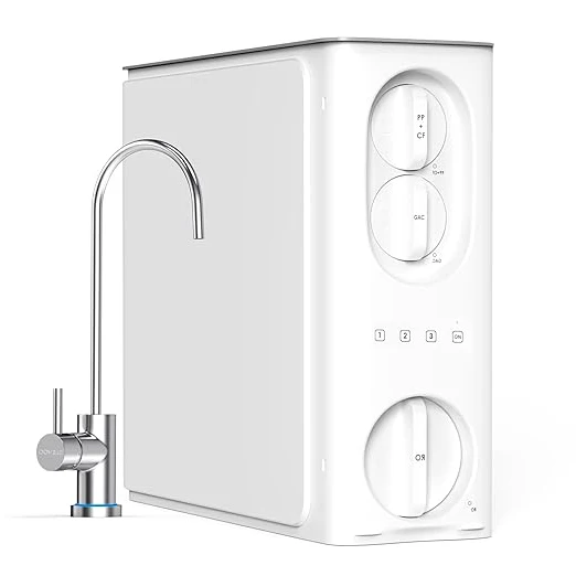 منقي مياه واي فاي مباشر مع نظام تدفق TDS لوحدة التحكم RO، فلتر مياه بالتناضح العكسي