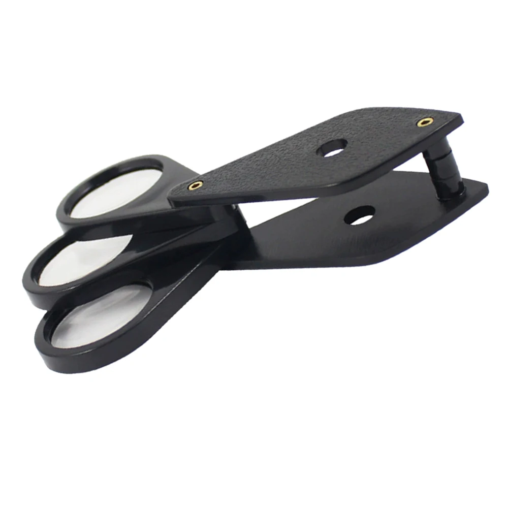 

3pcs 4x Folding Glass Pocket Lens for Reading Books Maps Stamps Students Kids Compact Lightweight Handheld Magnifier