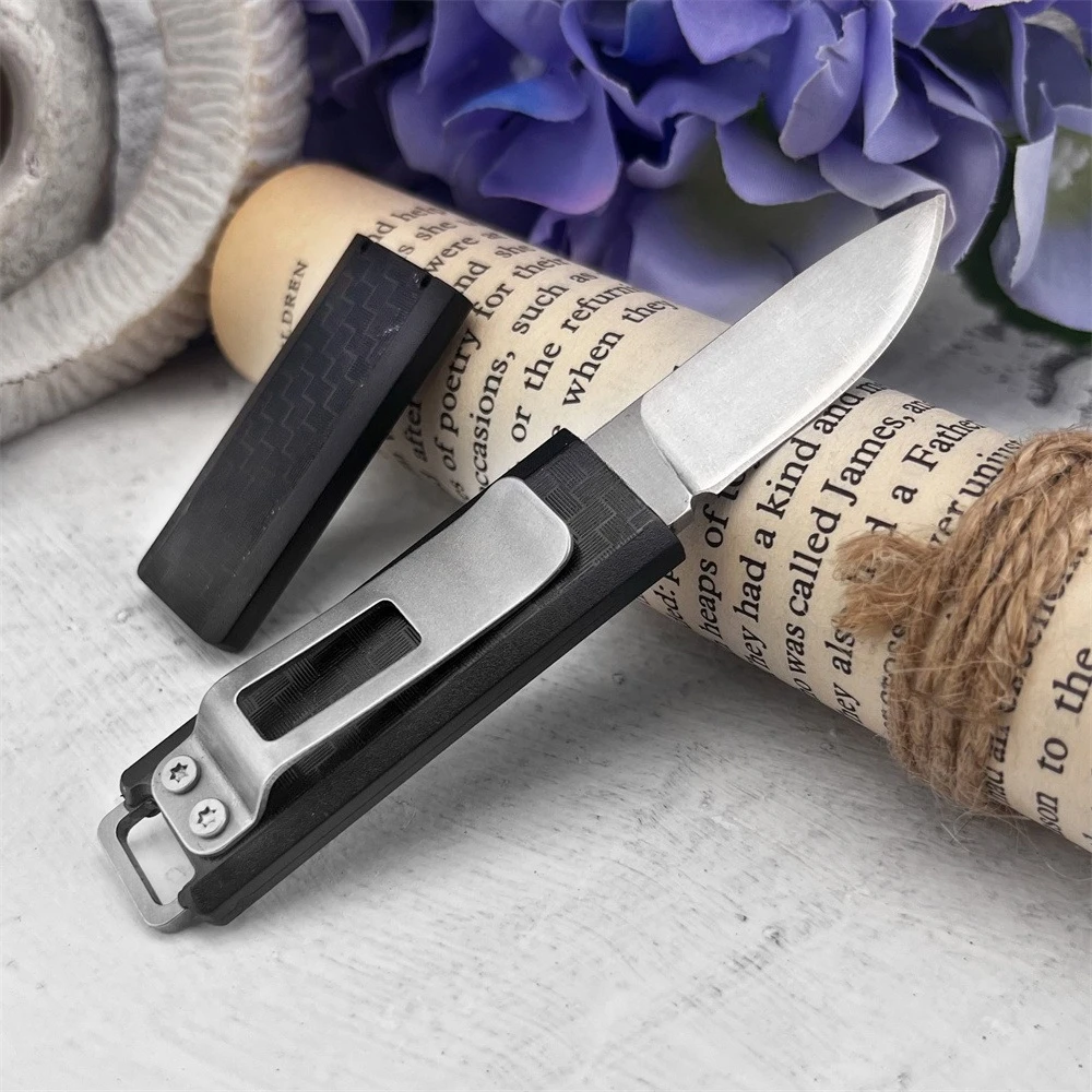 Multifunctional Scribe 2425 Hunting Fixed Blade Knife 8Cr13MoV Blade Nylon Fiber Handle Jungle Camping Everyday Carry Tool