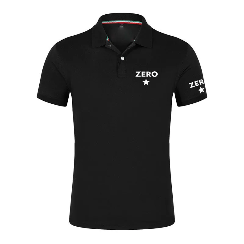 2026 Zero The Smashing Pumpkins Print Men's New Summer Ordinary Polor Shirt Short-sleeved Casual Breathable Button Tops
