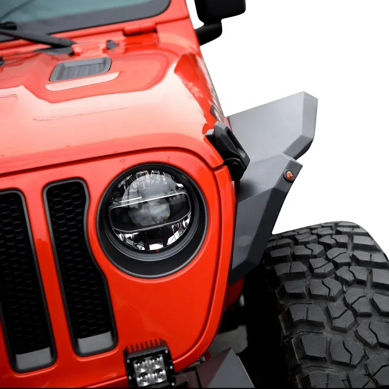 For Jeep for Wrangler JK 2007+ Aluminum Front & Rear Fender Flares