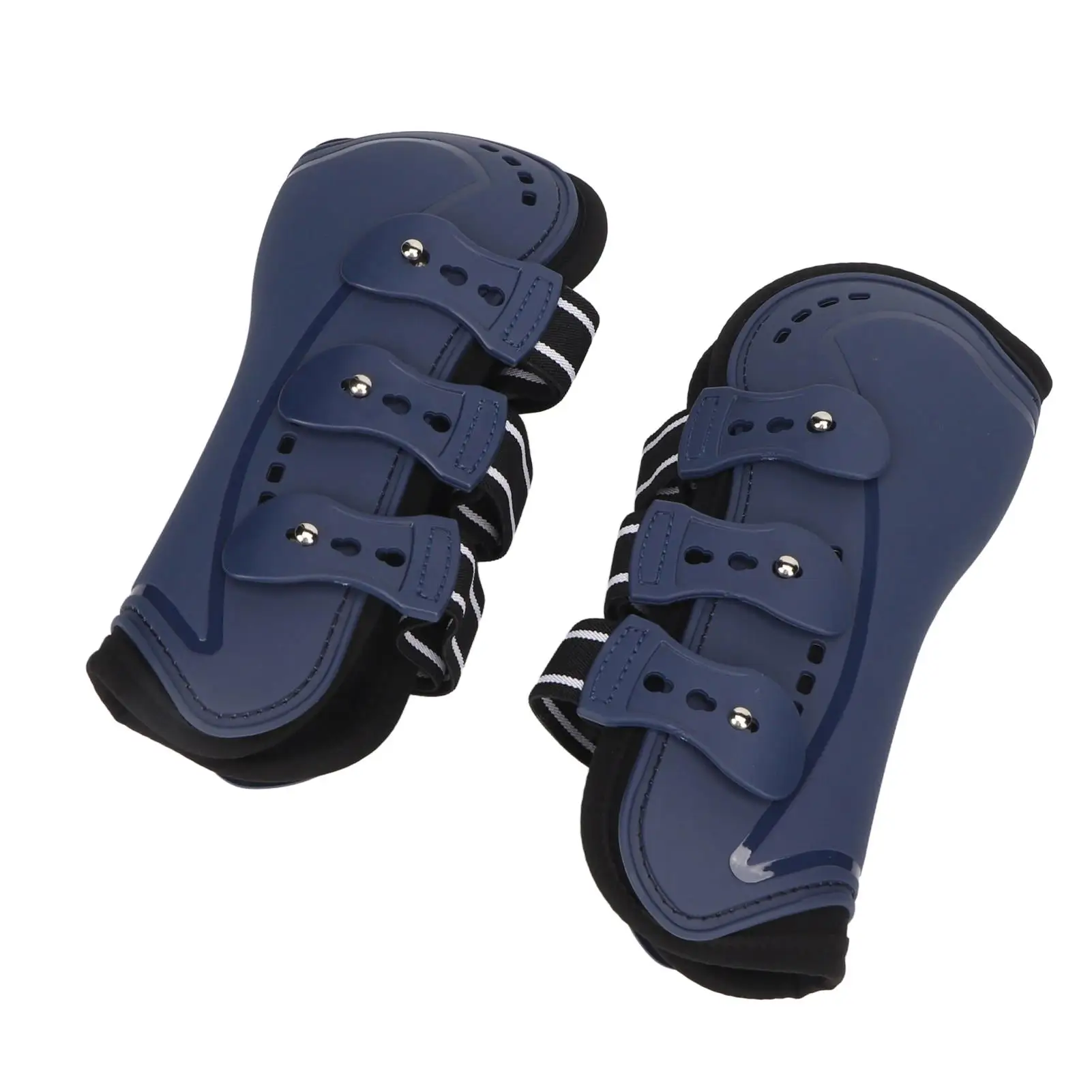 Botas de pierna delantera de caballo, absorción de impactos y Protector ligero para entrenamiento de salto, 1 par