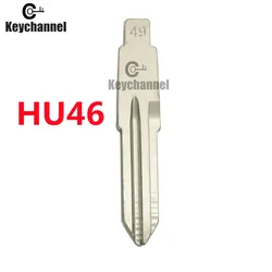 10pcs/lot Car Flip Key Blade HU46 KD Key Blank 49# for Opel Chevrolet Lefeng Buick for KD KEYDIY VVDI Xhorse JMD Remote Key