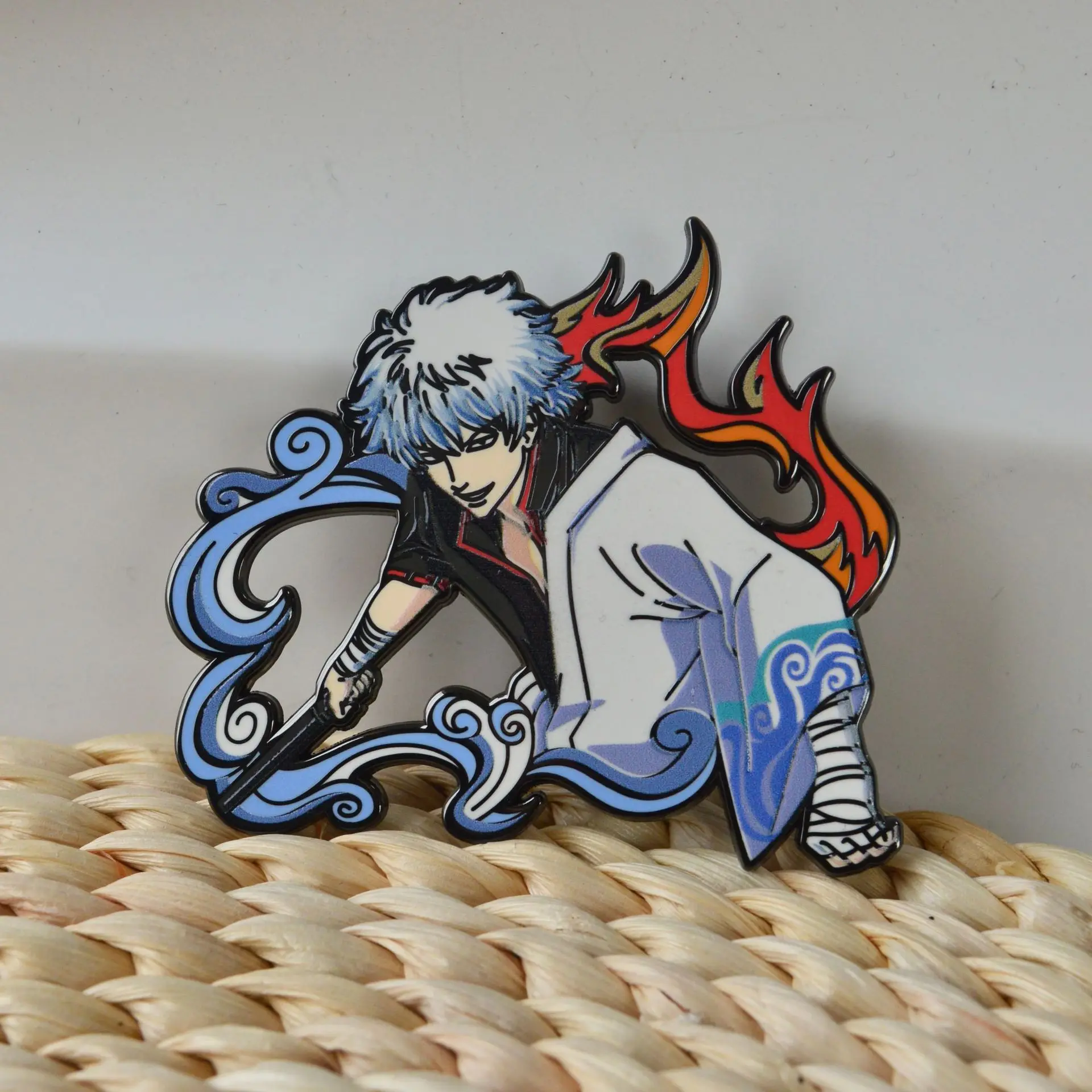 كول أنيمي رجل المينا دبابيس مضحك الكرتون بروش الملابس على ظهره جمع شارات التلبيب مجوهرات الأزياء اكسسوارات الأصدقاء الهدايا #5