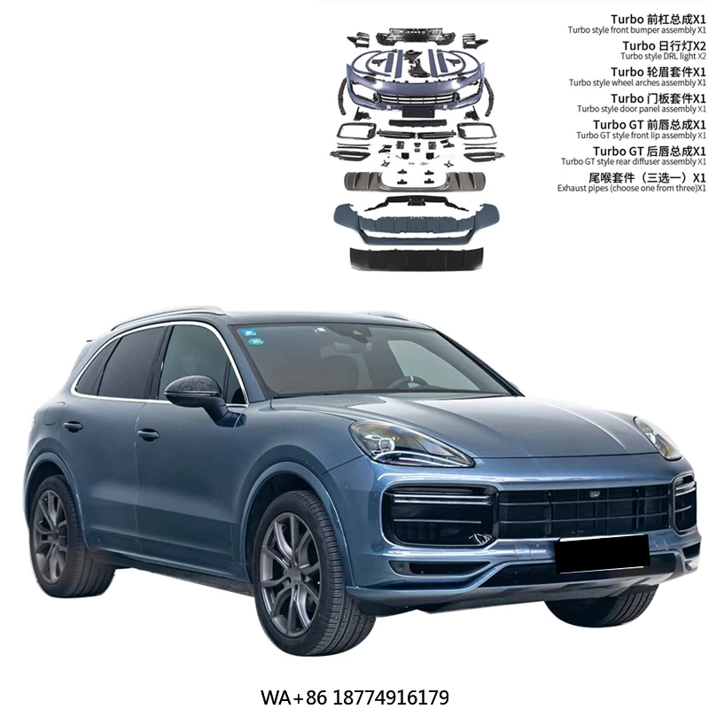 

Suitable for 2018-23 Modified Turbo GT Reprinted Style Body Kit with Front and Rear Bumpers of High Quality