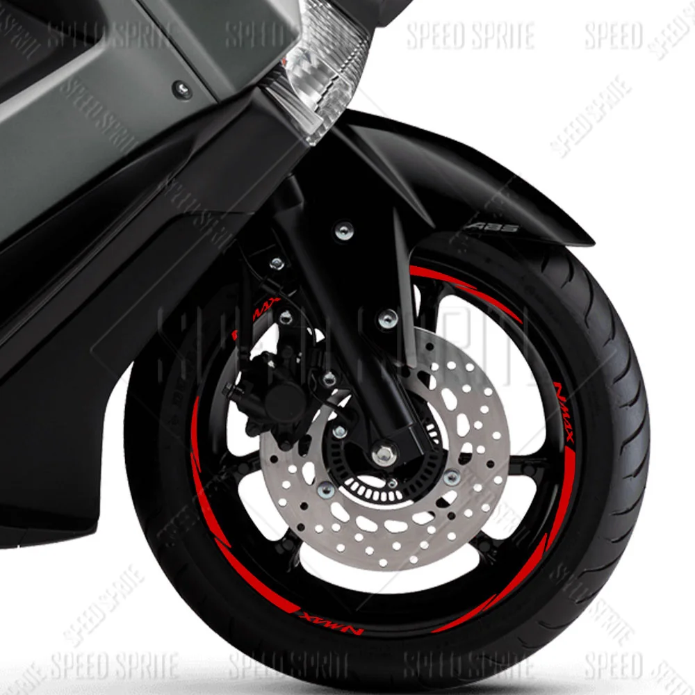 NMAX Motorcycle Accessories Wheel Sticker Hub Decals Rim Stripe Tape For NMAX 155 nmax 160 nmax 125