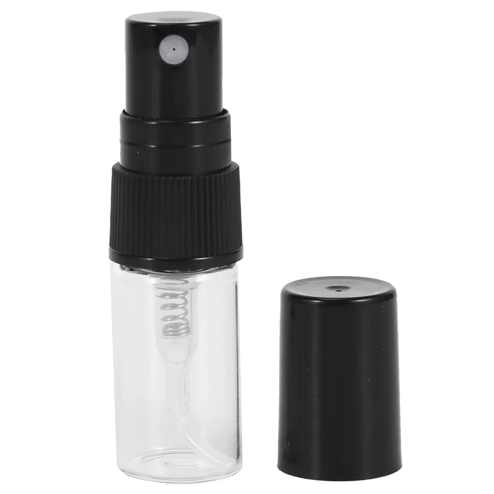 ABVI-10Pcs mini garrafa de perfume de vidro portátil tamanho de viagem garrafas de spray de vidro de perfume vazio