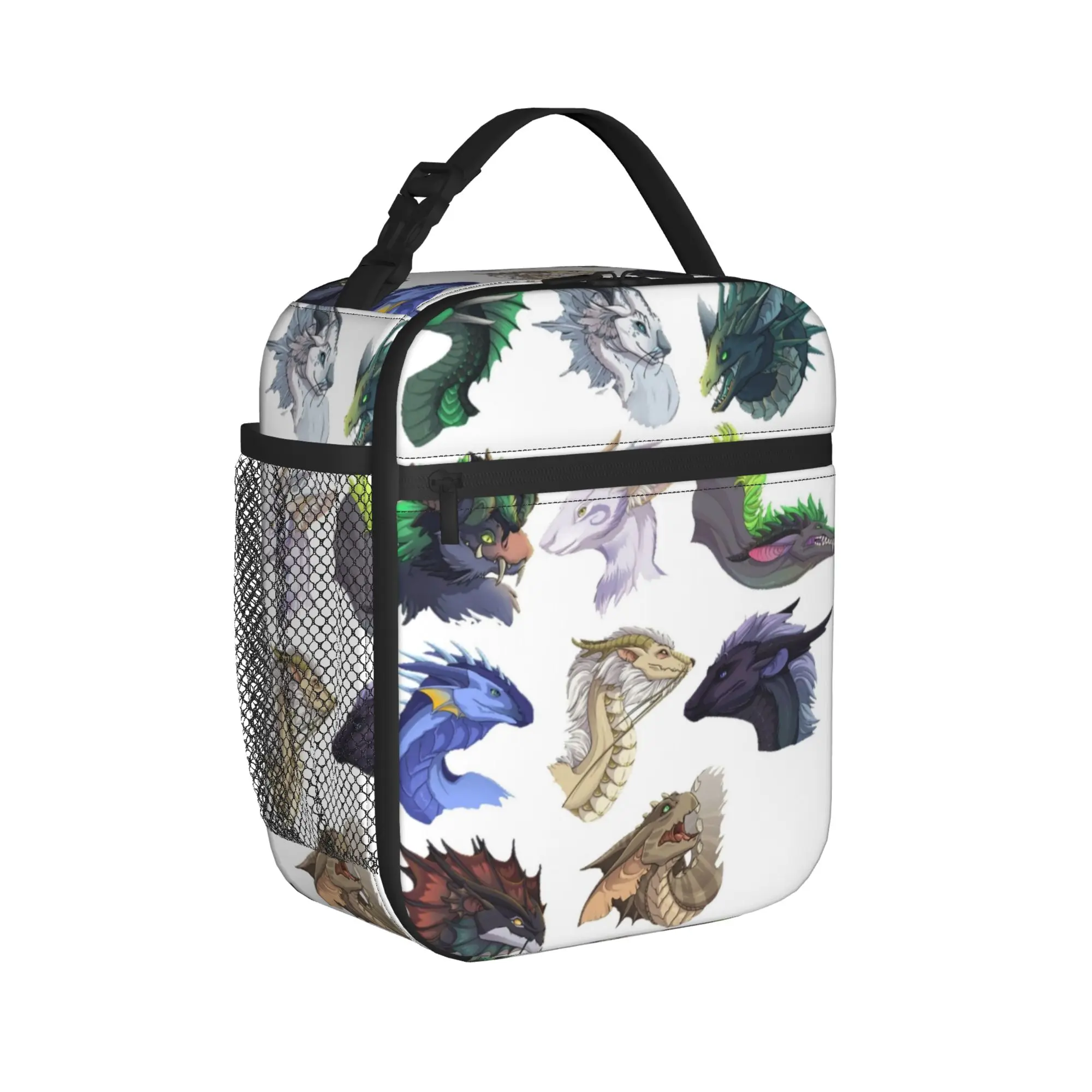 Monster Hunter Rise Insulated Lunch Bag Cooler Bag Lunch Container MHW Risemonster Tote Lunch Box Food Storage Bags College