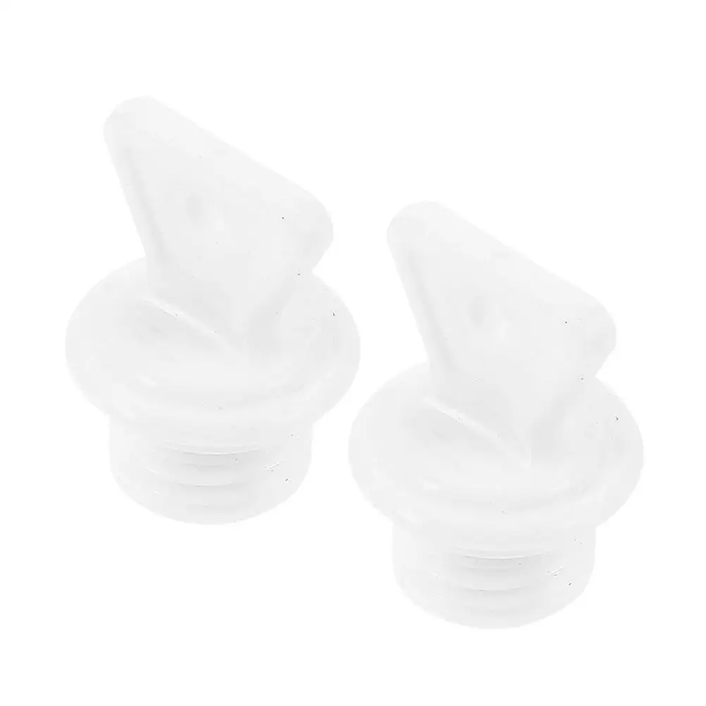 2 Pcs Plug for Hot Water Sack Bottle Plastic Sealing Stopper Leak Proof Bottles Replacement Cap White