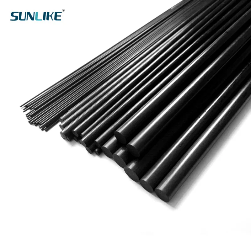 5Pcs RC Aircraft Matte Rod Solid Carbon Fiber Rod Diameter 1mm 1.5mm 2mm 3mm 4mm 5mm 6mm 8mm 9mm 10mm 12mm 14mm Length 500mm