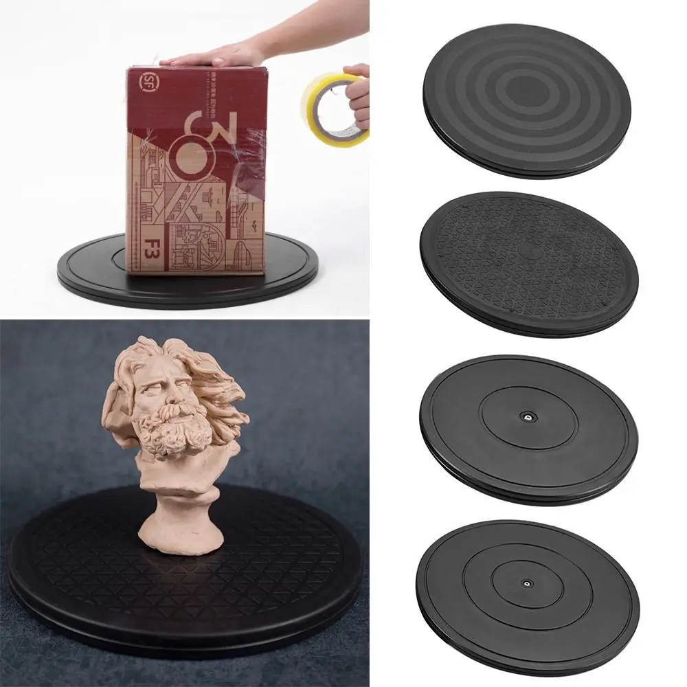 360 Rotation Rotate Turntable Practical Diameter 20/25/30/40cm Pottery Wheel Anti Slip Clay Pottery Sculpture Tool