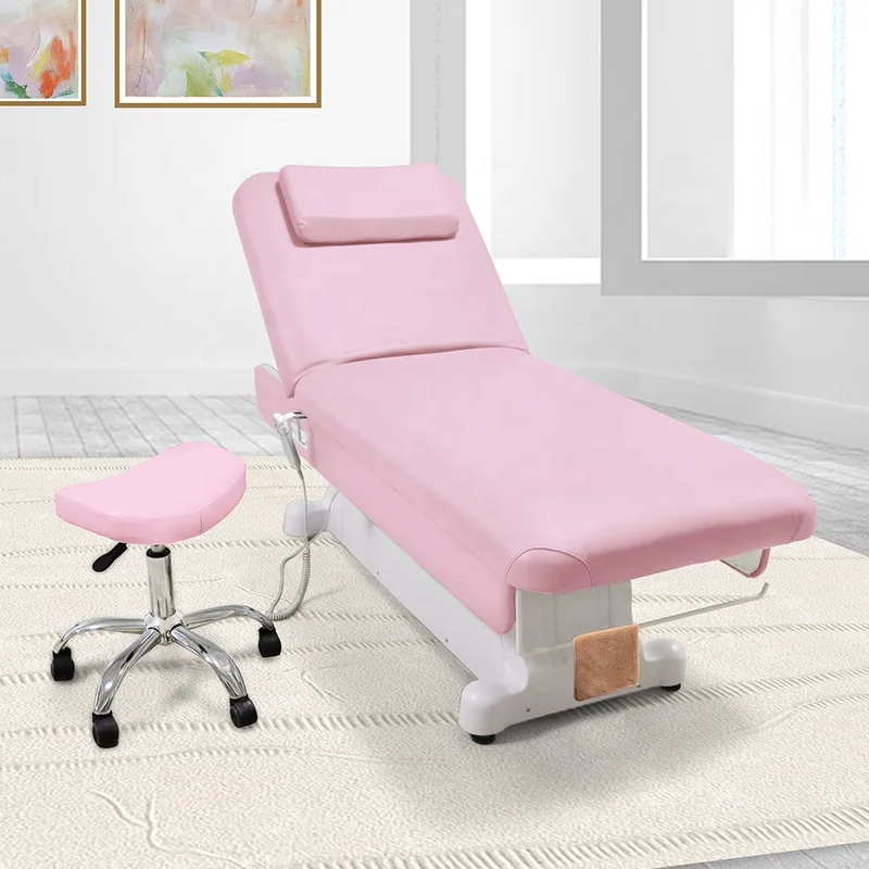 

Professional luxury Electric Spa bed 1 2 3 Motors Aesthetic Facial Beauty Salon treatment Chair Electric Massage Bed