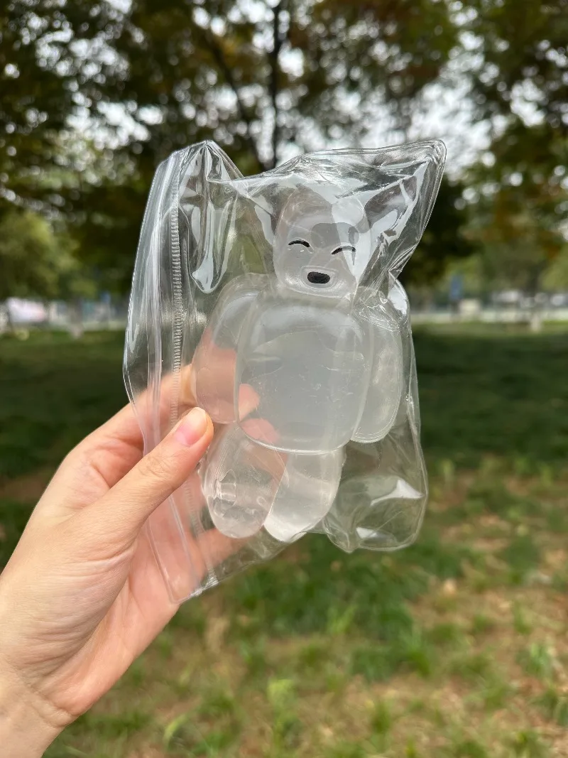 Squishy Transparent Jelly Robot Squeeze Toy Niedliches, superweiches, langsames Rebound Water Sense Cartoon Toy Kawaii Stressabbauendes Geschenk – Detail 6
