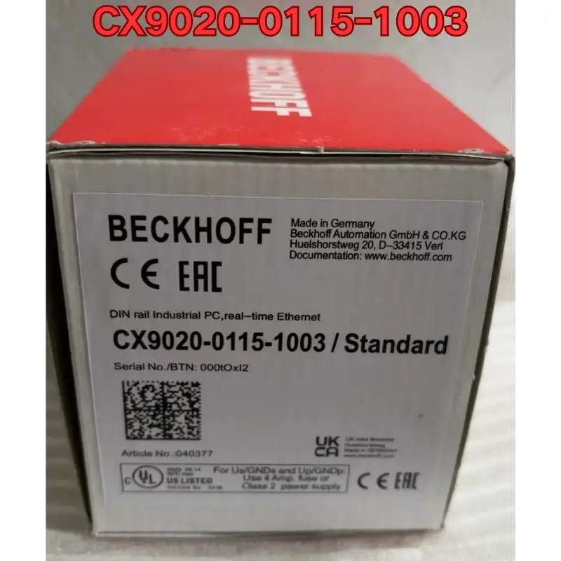 

New Beckhoff module CX9020-0115-1003