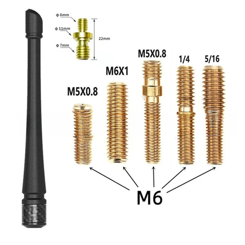1 Uds. Antena aérea de señal FM AM de goma para Radio de coche de 7 pulgadas recepción optimizada para Ford F150 Jeep Wrangler Harley Davidson