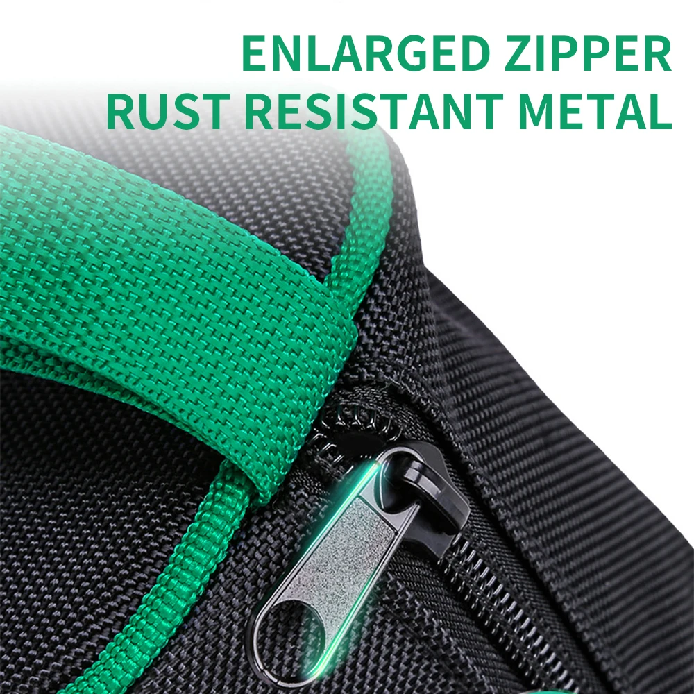 Multi-Function Tool Bag Multi-Pocket Waterproof Anti-Fall Storage Bag 1680D Oxford Cloth Electrical Bag