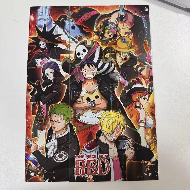 Anime Een Stuk Puzzels Kaarten Luffy Sanji Zoro Nami Robin Chopper Collectie Kaarten Kerst Verjaardagscadeautjes Kinderspeelgoed