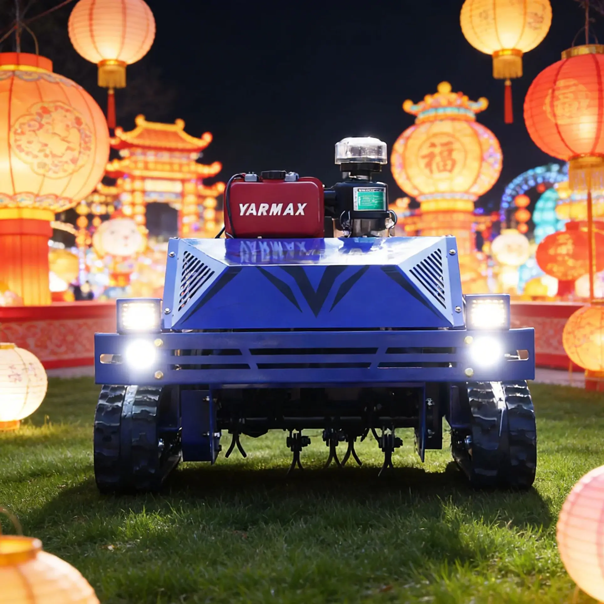 

Промышленная газонокосилка-измельчитель AIWEIYA AWY-550s с индивидуальной настройкой, 4-тактная, самоходная, на гусеничном ходу, для мульчирования